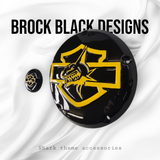 3D Shark themed derby cover