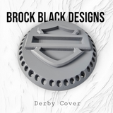 3D Shield themed riveted derby cover