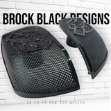 14-24 Harley Davidson bag lid Speaker Grill Cover shark theme