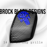 14-24 Harley Davidson bag lid Speaker Grill Cover webbed punisher