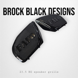 98 to 2024 Road Glide 3D FAFO speakers grill covers set