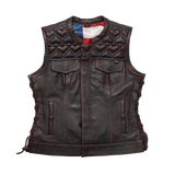 Rosie Women’s Motorcycle Leather Vest