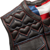 Rosie Women’s Motorcycle Leather Vest
