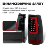 2003-2006 Chevrolet Silverado 1500 LED Tube Smoke Tail Lights