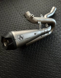 Arrow Ducati Panigale /Streetfighter V4 V4S  18-24 Racing Double Works Titanium Silencers + 1:1 Titanium Link Pipe 71162pk