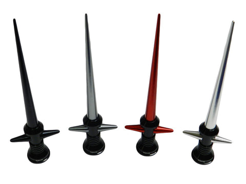 LIGHT SABER SECOND DESIGN BILLET ALUMINUM SHORT ANTENNA KIT 5.3" INCHES LONG MANY COLORS TO CHOOSE FROM / PART # SA101