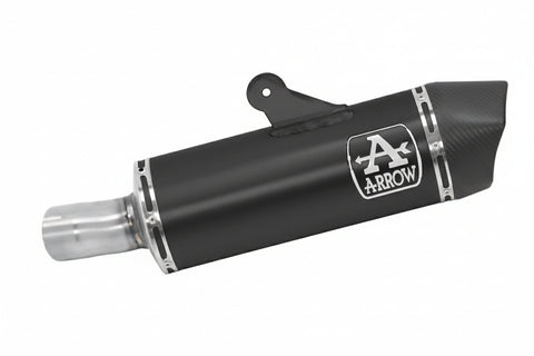 71925AKN  Arrow Maxi Race-Tech Slip-on Exhaust, Aluminum Dark for BMW R1250R/RS 19-20