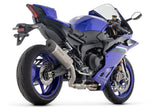 71081PK RACING Full Exhaust Arrow Indy Race EVO Titanium Carbon End Cap Yamaha YZF R9 2025