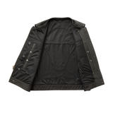 Sharp Shooter Perforated Men's Motorcycle Leather Vest