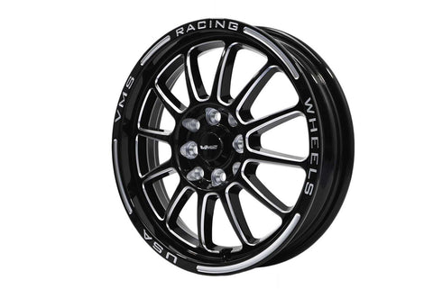 FRONT or REAR BLACK HAWK DRAG RACE 5 LUG WHEEL 15x3.5" 5X100/5X114.3 10 OFFSET GREAT FOR HONDA CIVIC CRX ACURA INTEGRA / PART # VWBH004