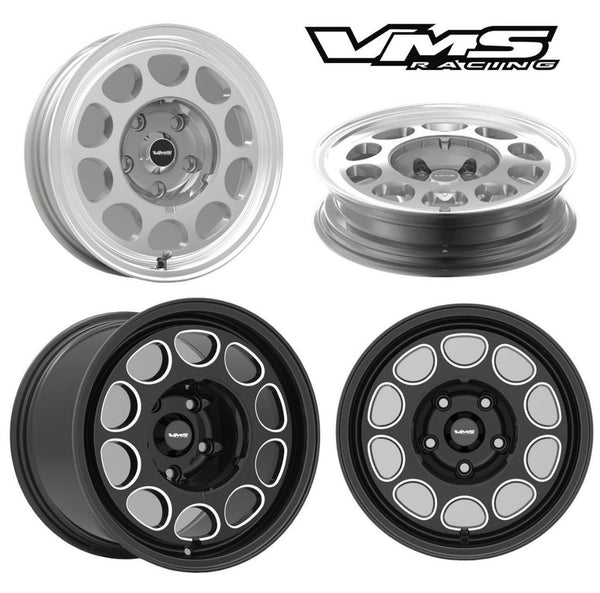 DRAG PACK STREET OR DRAG RACE 5 LUG 10 HOLE PHONE DIAL WHEELS 15x10 5X