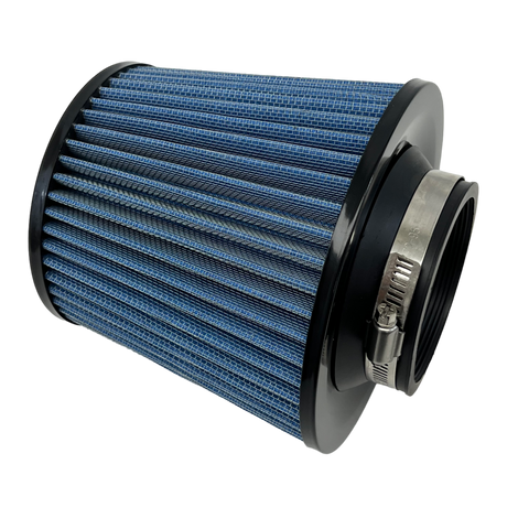 ICEMAN AIR FILTER COLD AIR INTAKE 3" (76MM) INLET RED BLUE BLACK OR GUN METAL / PART # AFCN