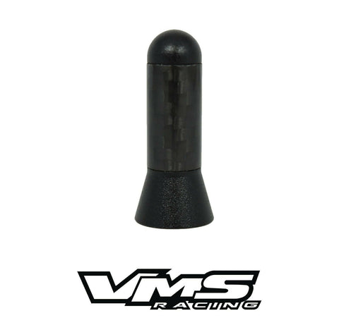 CARBON FIBER BILLET ALUMINUM SHORT ANTENNA KIT 1.75" INCHES LONG / PART # SASSBK