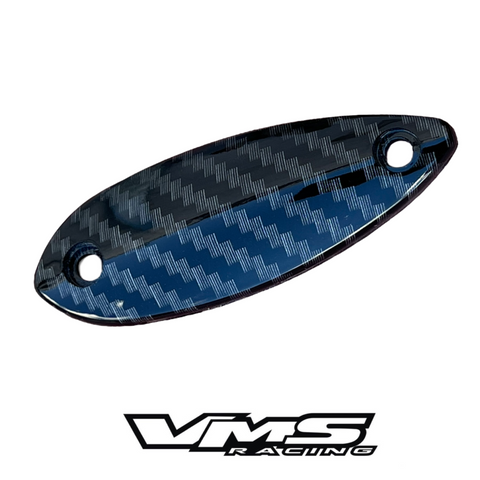 CARBON FIBER LOOK ANTENNA BLOCK OFF DELETE PLATE FOR 1988-1991 HONDA CIVIC CRX HF SI / PART # CFACCIV8891-CL