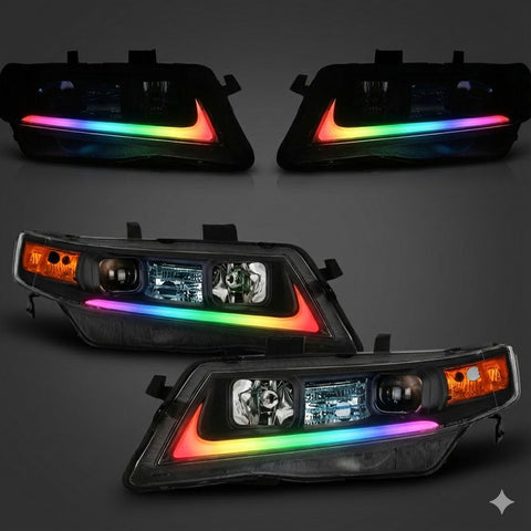 NTXGLOW RGB headlights (2004 - 2008 Acura TSX CL9)