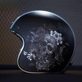 Fiberglass Retro Motorcycle Helmet