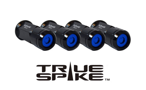 12x1.25 MM 71MM LONG CNC MACHINED FORGED STEEL EXTENDED DUAL COLOR "TUNER STYLE" LUG NUTS WITH ANODIZED ALUMINUM CAP / CAP: 20MM DIAMETER 19MM HEIGHT PART NUMBER LGC012