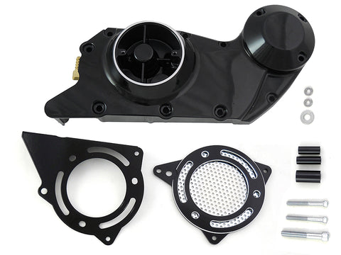 Black Cam and Sprocket Cover Set - V-Twin Mfg.