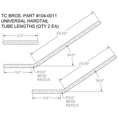 TC Bros. XS650 Neck Gussets