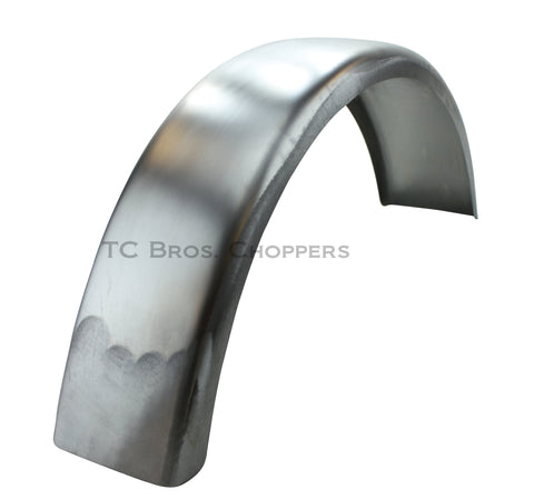 6" Raw Steel Flat Bobber/Chopper Fender (Not a trailer fender!)