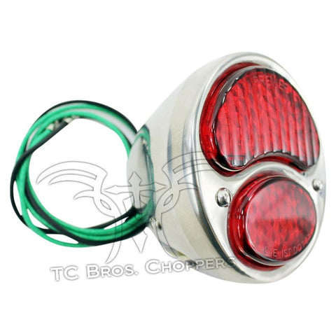 LED Ford Duolamp Model A Stainless Steel Tail Light