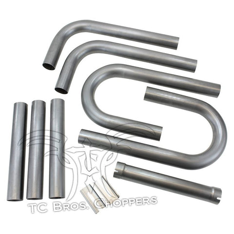 TC Bros. DIY Builder Exhaust Kit fits 57-85 Harley Sportster Ironhead