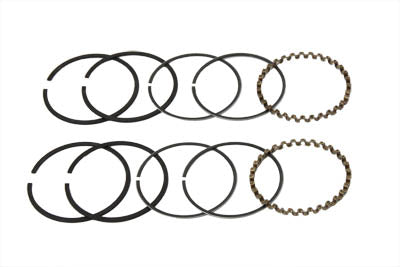 74  FL Piston Ring Set .010 Oversize - V-Twin Mfg.