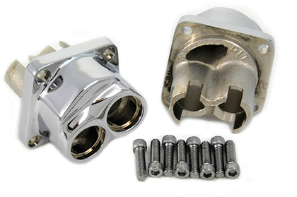 Evolution Tappet Block Set Chrome - V-Twin Mfg.