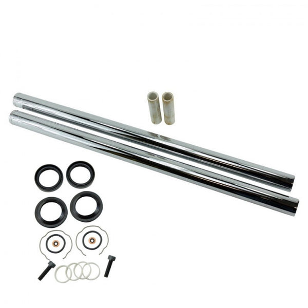 TC Bros. Hard Chrome Extended Fork Tube Kit +4