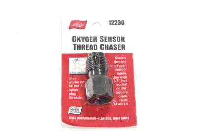 Oxygen Sensor Plug Thread Chaser Tool 18mm - V-Twin Mfg.
