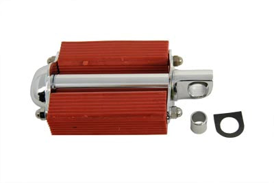 Bicycle Kick Starter Pedal and Axle Assembly Red - V-Twin Mfg.