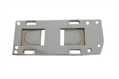 Transmission Mount Plate Chrome - V-Twin Mfg.