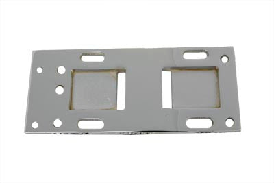 Chrome Transmission Mounting Plate - V-Twin Mfg.