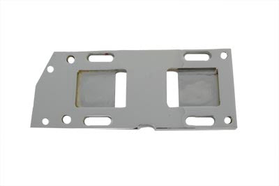 Chrome Transmission Mounting Plate - V-Twin Mfg.