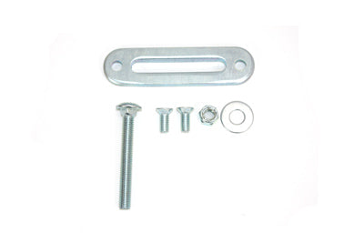 Chain Tensioner Anchor Plate and Carriage Bolt - V-Twin Mfg.