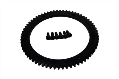 66 Tooth Clutch Drum Starter Ring Gear Bolt-On - V-Twin Mfg.