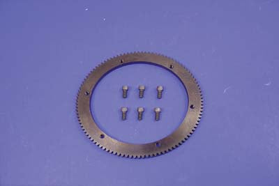 102 Tooth Clutch Drum Starter Ring Gear Bolt-On - V-Twin Mfg.