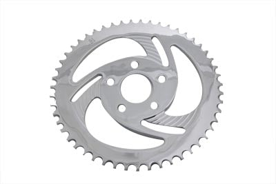 Rear Sprocket Chrome Lazer 51 Tooth - V-Twin Mfg.