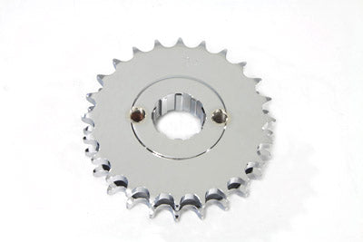 Chrome Engine Sprocket Splined 24 Tooth - V-Twin Mfg.