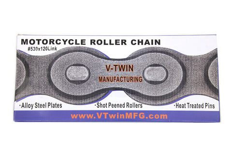 120 x 530 O-Ring Nickel Chain - V-Twin Mfg.