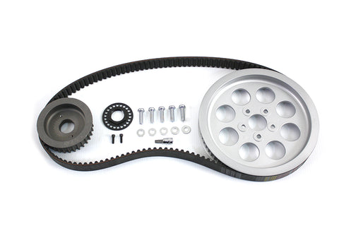 Rear Belt and Pulley Kit Alloy - V-Twin Mfg.