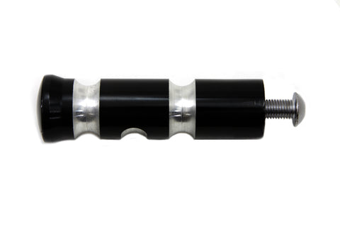 Black Contour Grooved Shifter Peg - V-Twin Mfg.