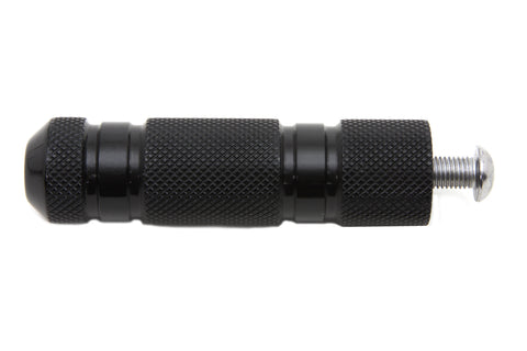 Black Knurled Four Grooved Shifter Peg - V-Twin Mfg.