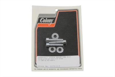 Sprocket Cover Mount Kit Polished - V-Twin Mfg.