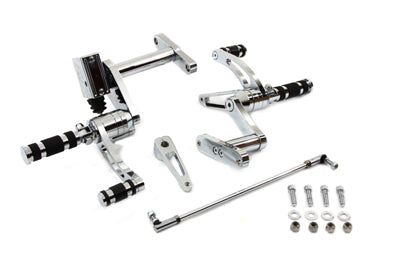 Billet Forward Control Kit with Master Cylinder - V-Twin Mfg.