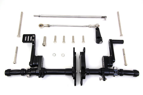 Billet Forward Control Kit Black - V-Twin Mfg.