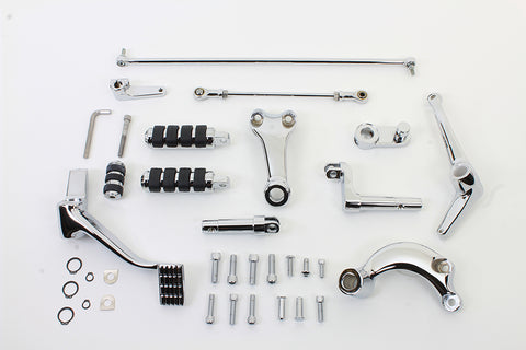Chrome 2  Extended Forward Control Kit - V-Twin Mfg.