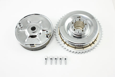 Rear Mechanical Brake Drum Kit Chrome - V-Twin Mfg.