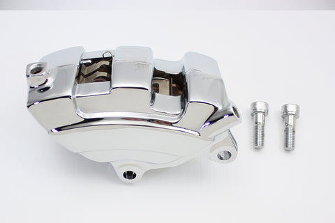 Chrome Rear 4 Piston Caliper - V-Twin Mfg.