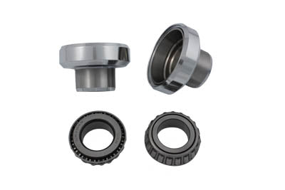 Fork Neck Cup and Bearing Kit Chrome - V-Twin Mfg.